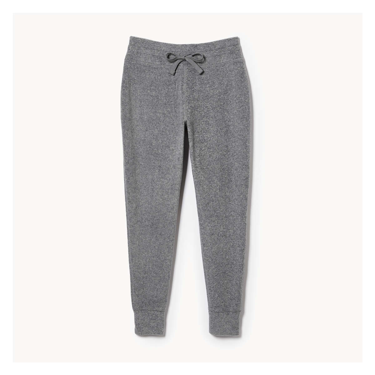 Active Fleece Jogger in Dark Grey Mix from Joe Fresh